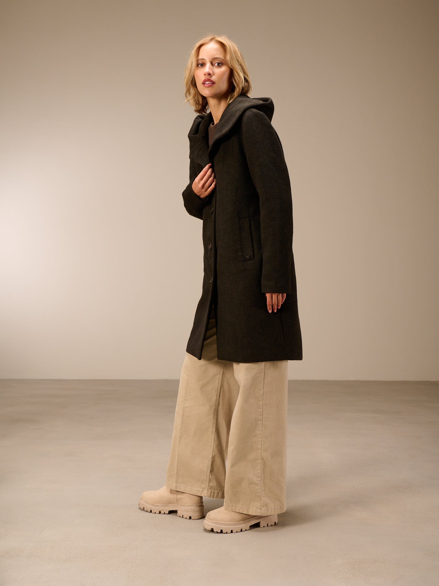 manteau à capuche