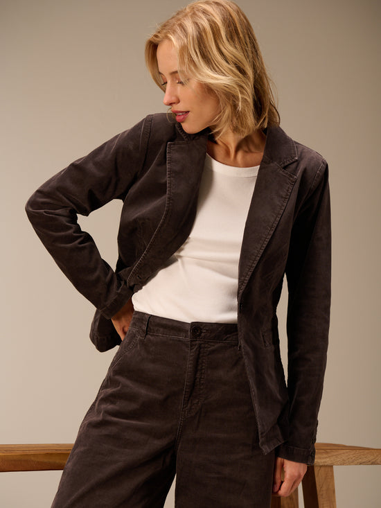 Corduroy blazer