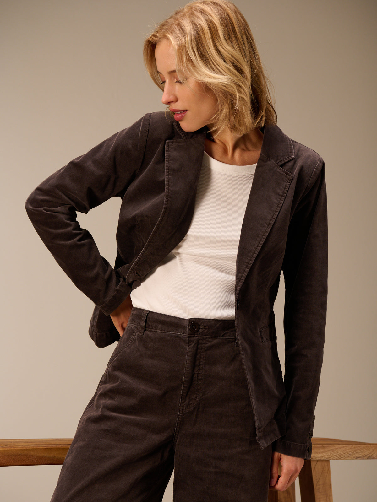 Corduroy blazer