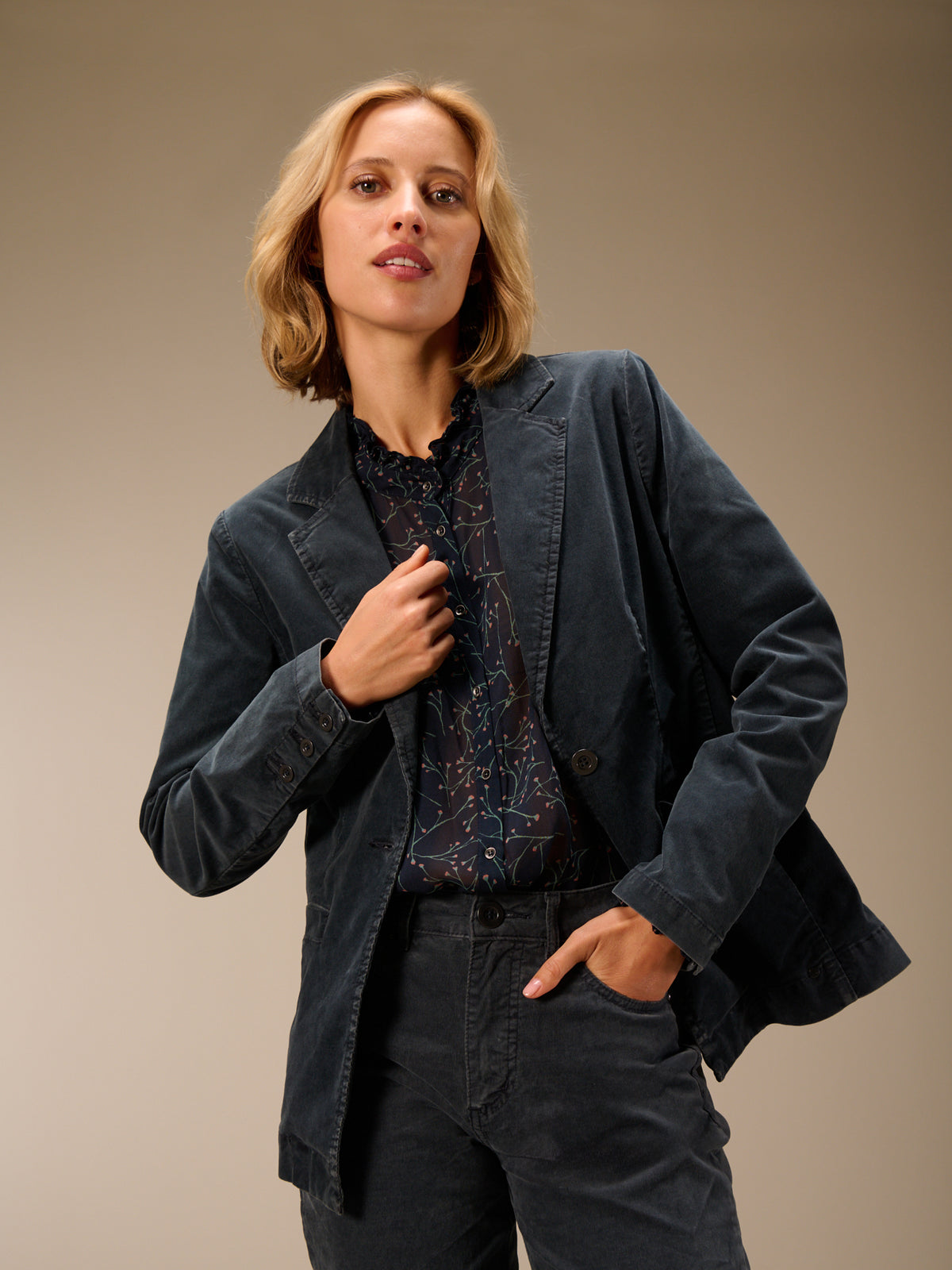 Corduroy blazer