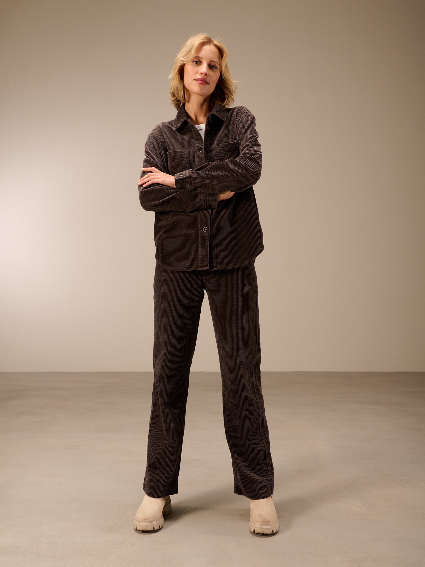 Jacke mit Hemdkragen