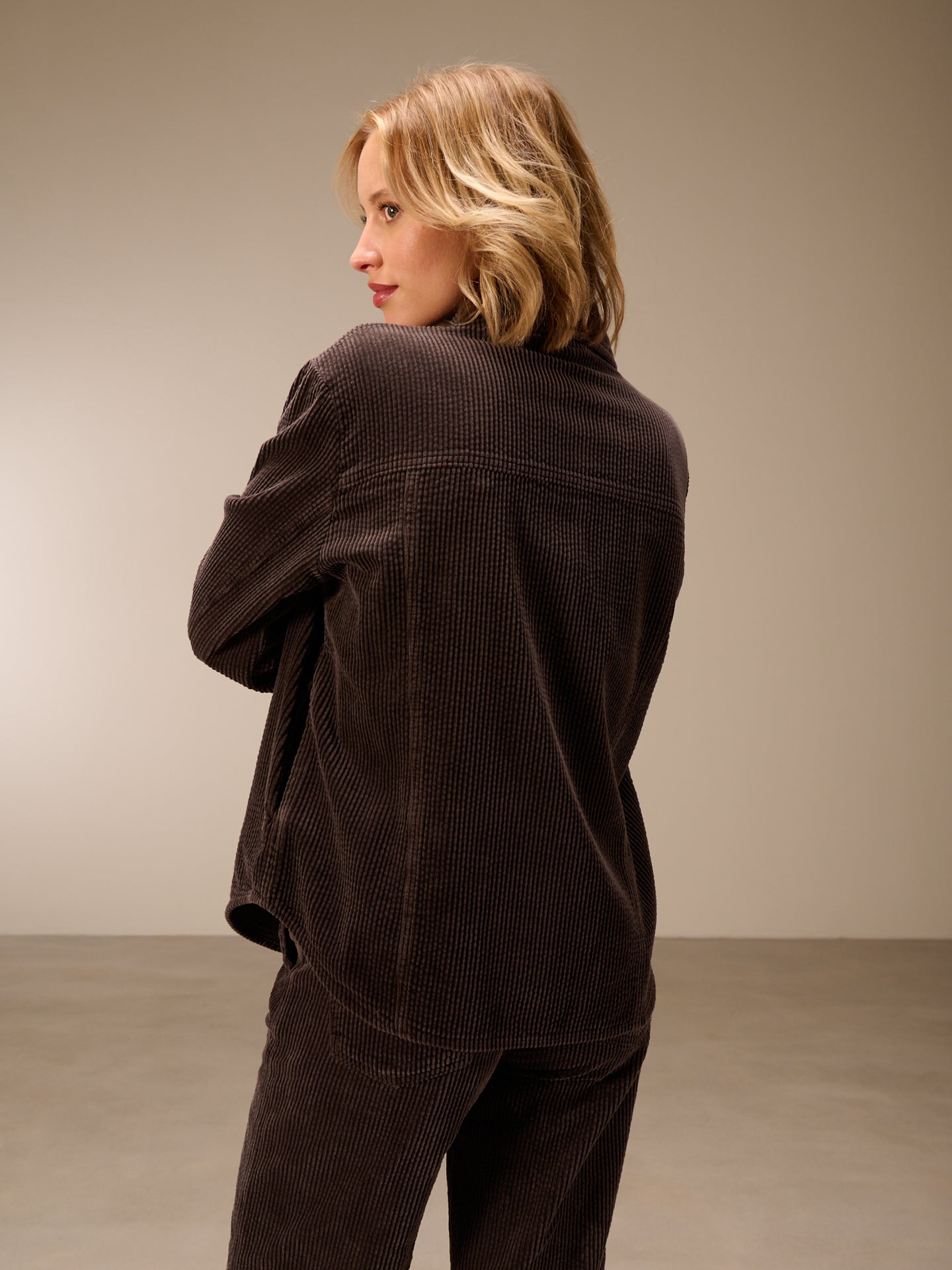 Jacke mit Hemdkragen