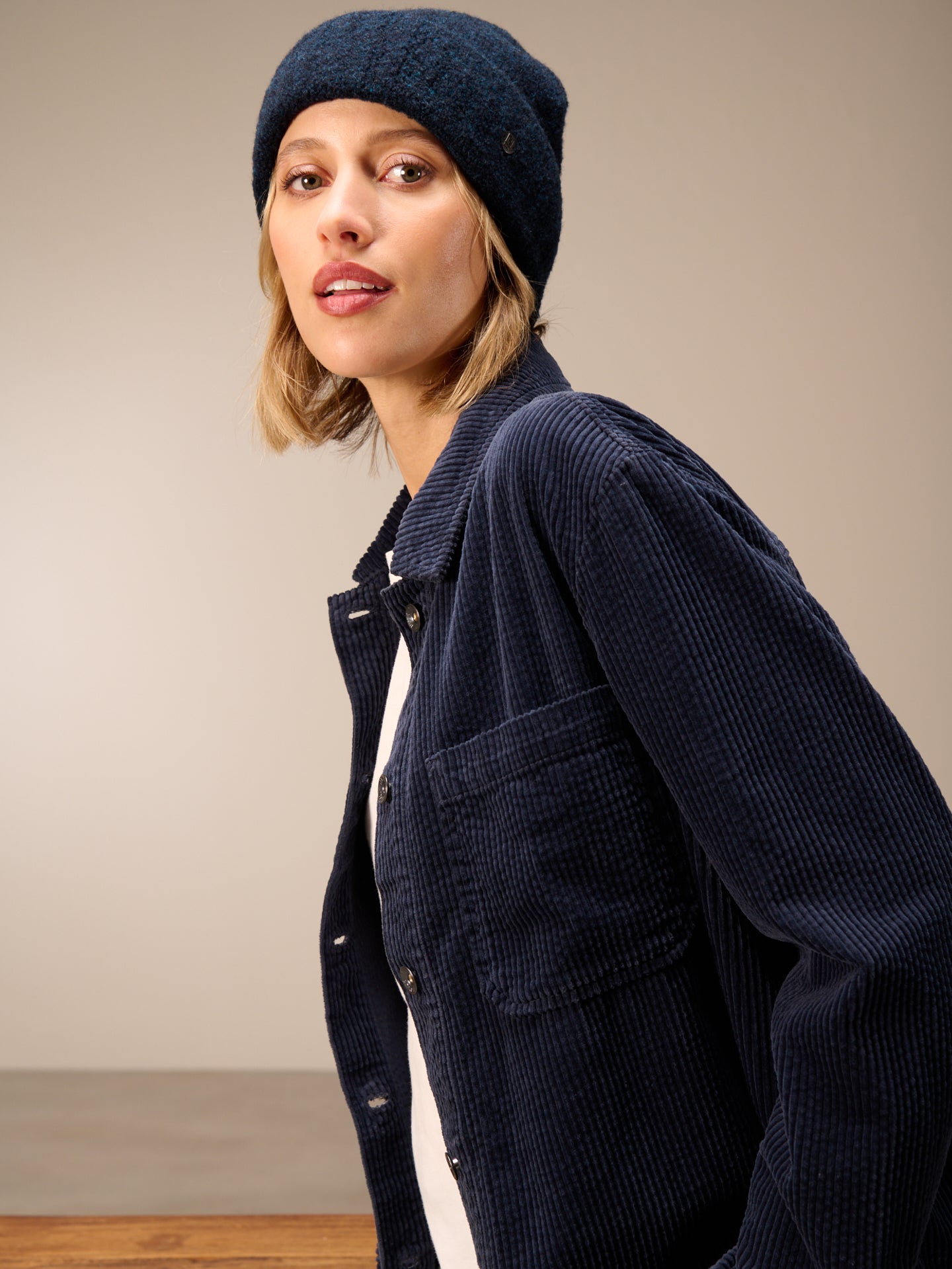 Jacke mit Hemdkragen