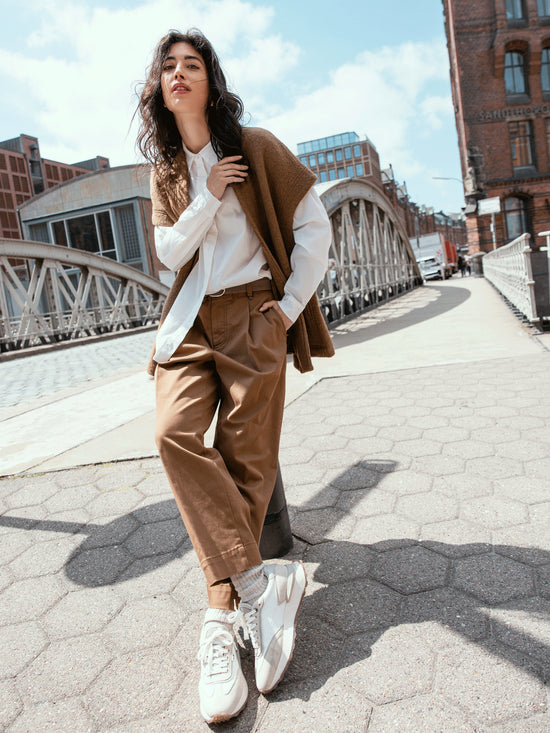 Gilet in misto lana