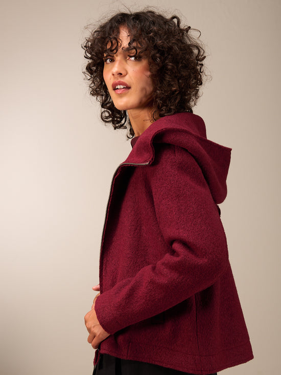 veste avec col montant
