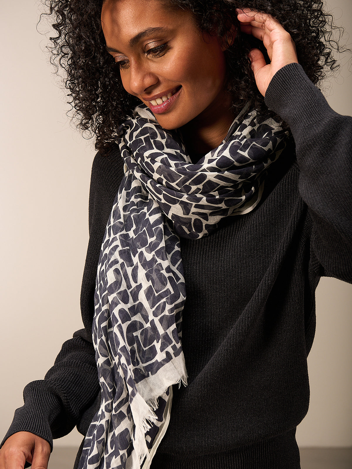 foulard imprimé