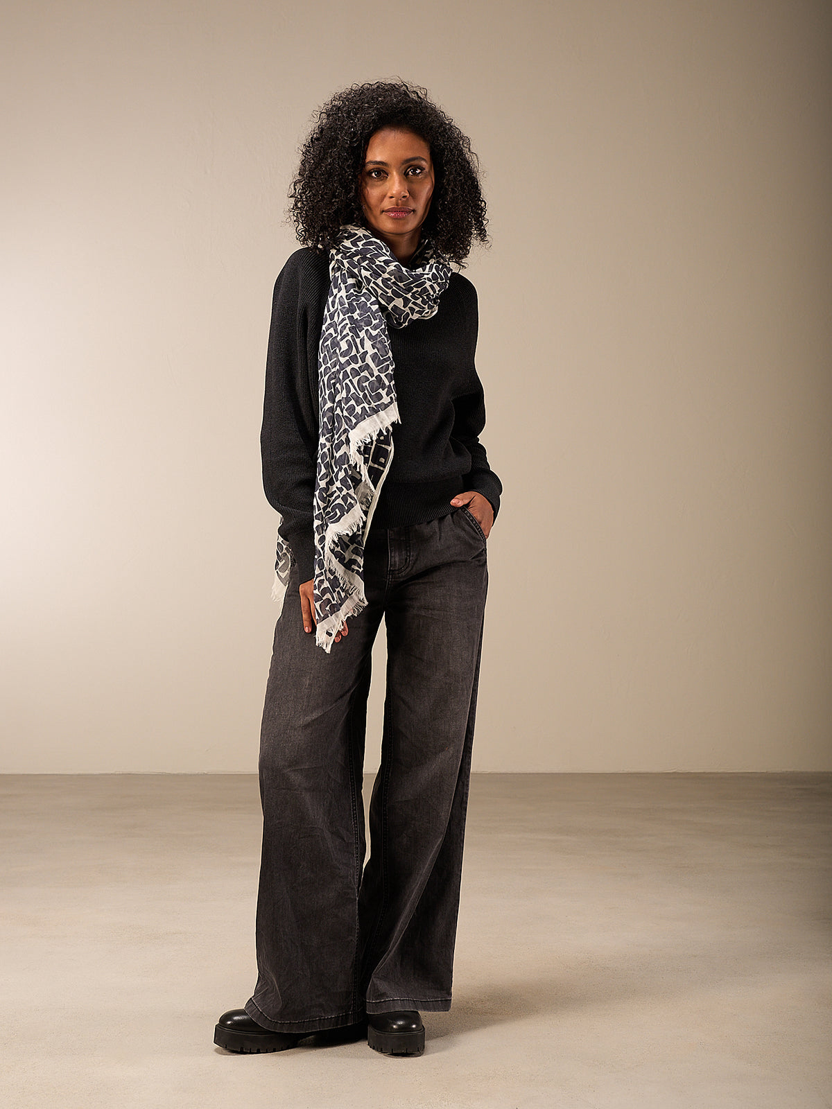 foulard imprimé