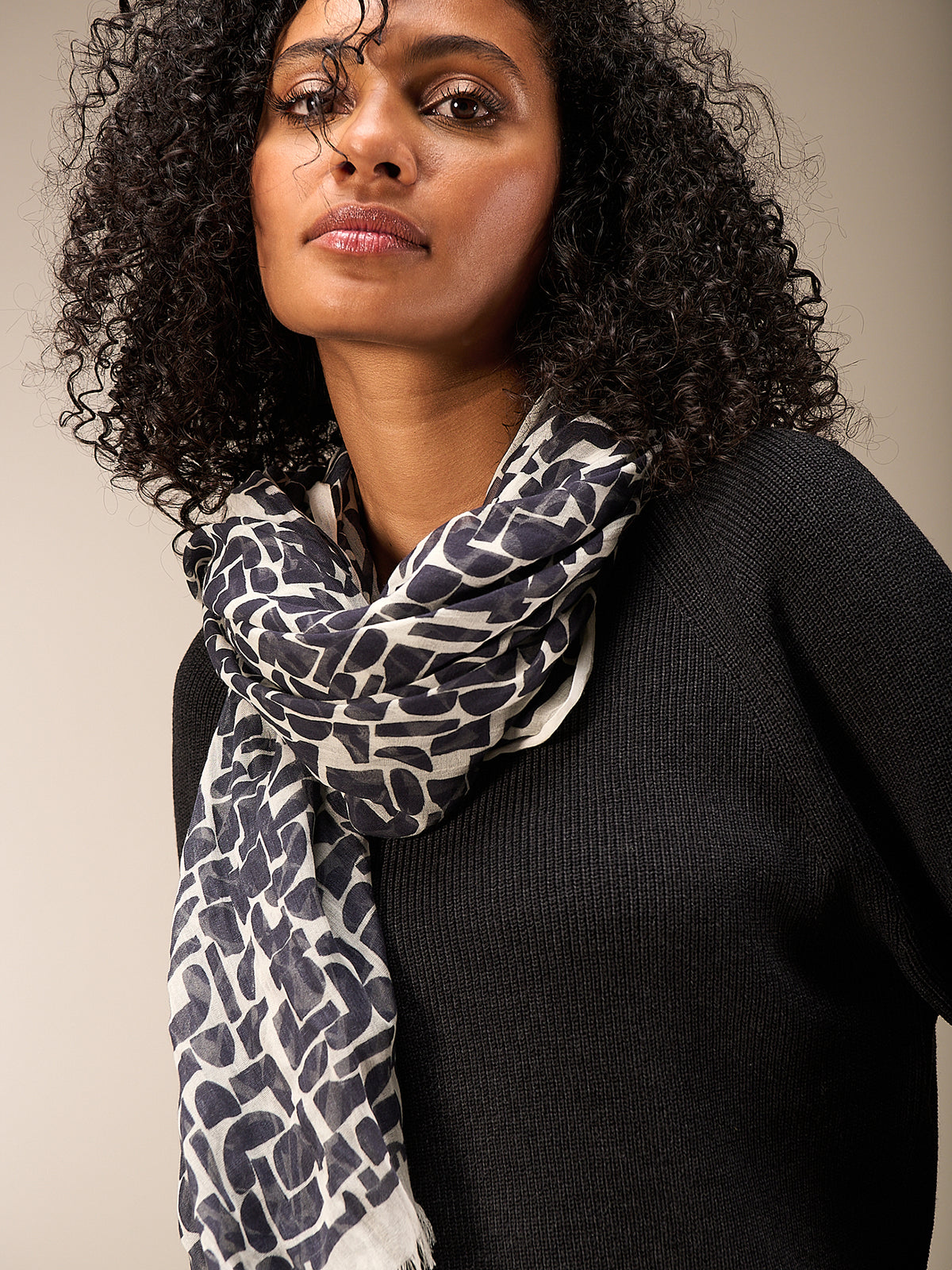 foulard imprimé