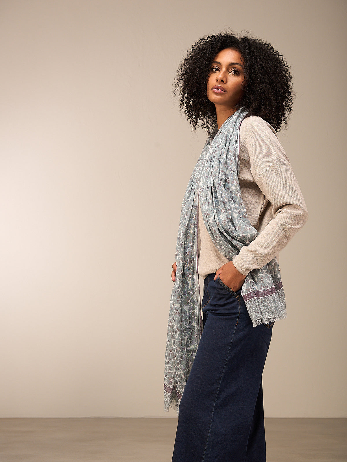 foulard imprimé