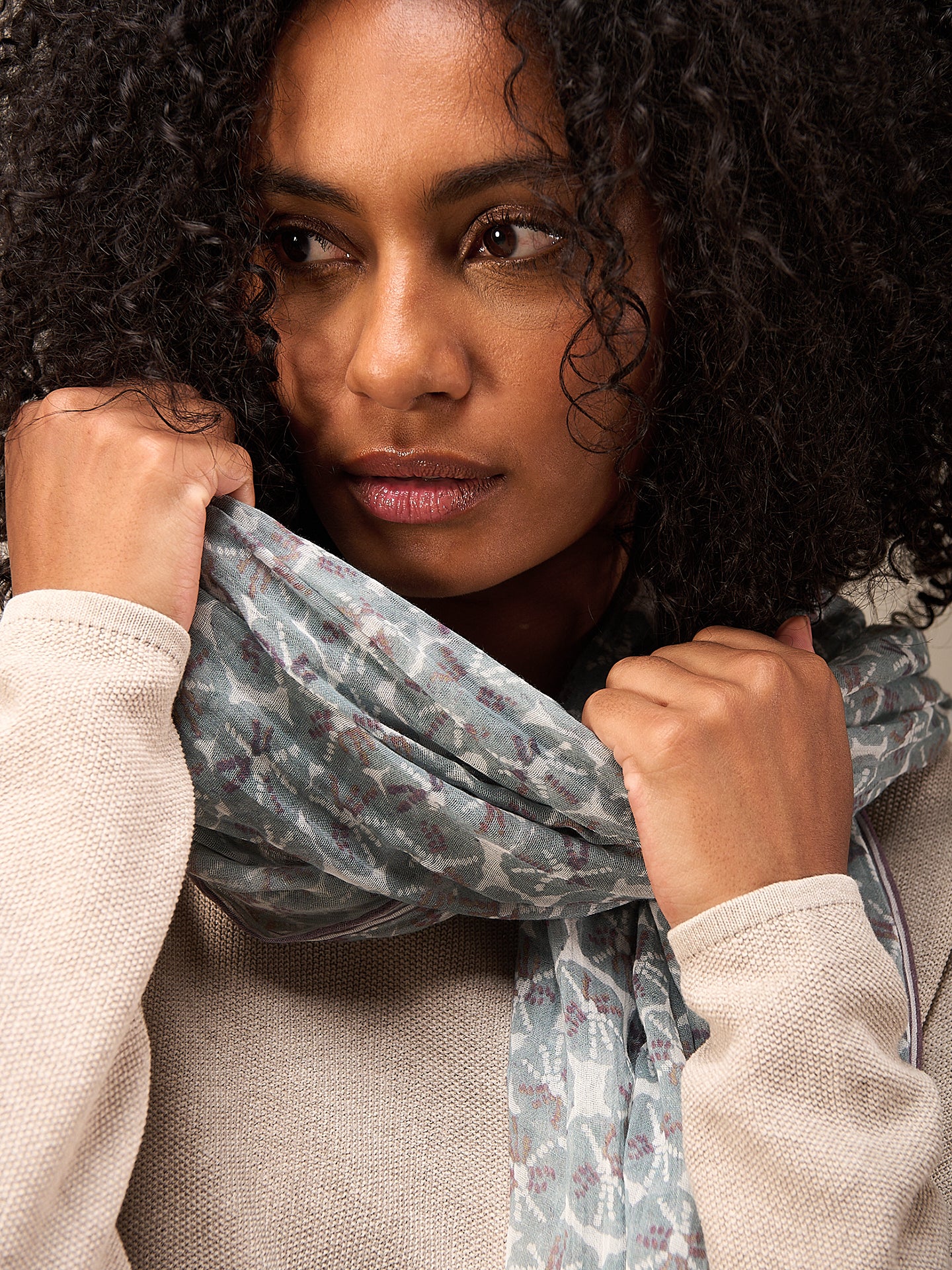 foulard imprimé