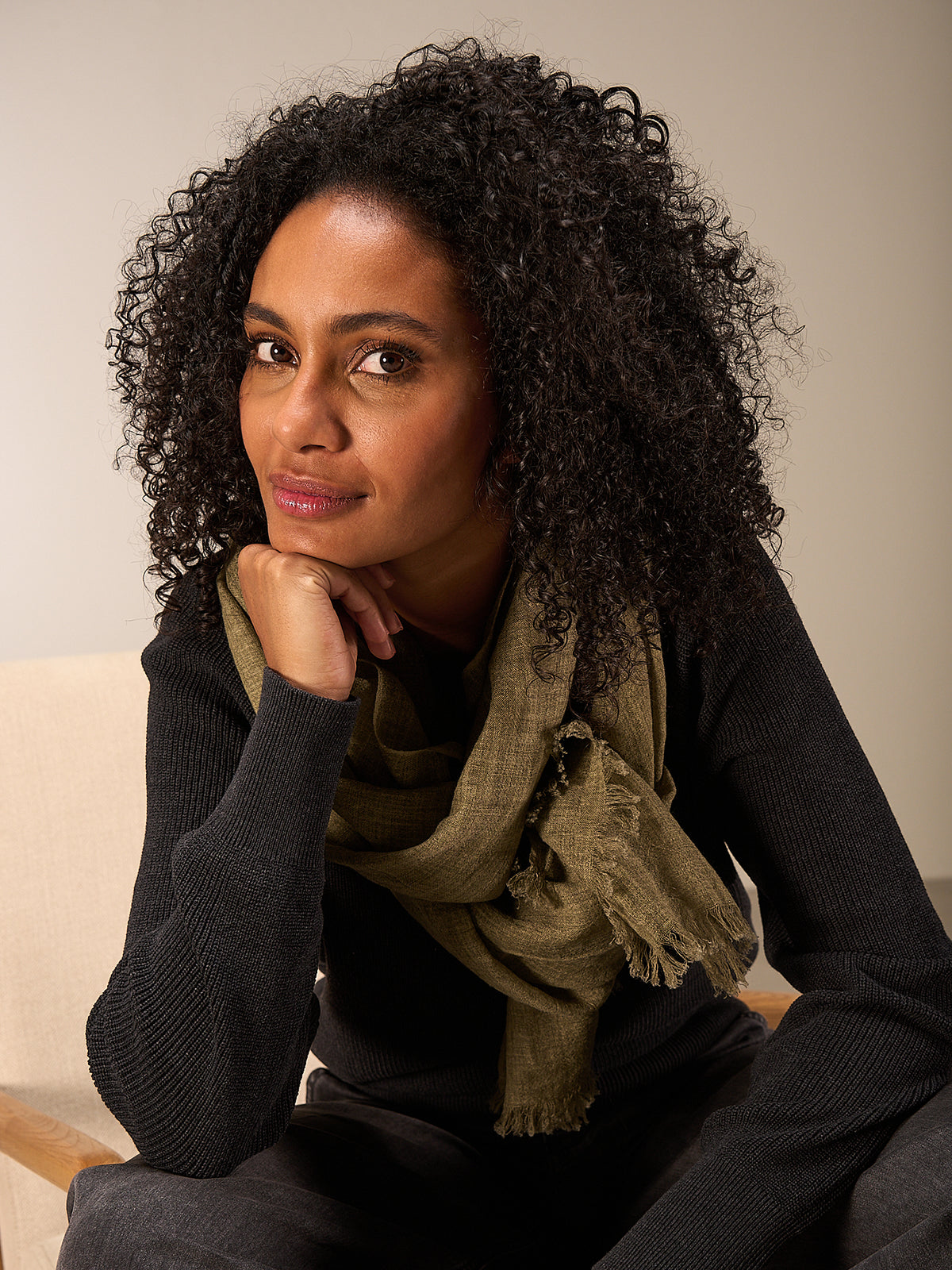 Wool scarf