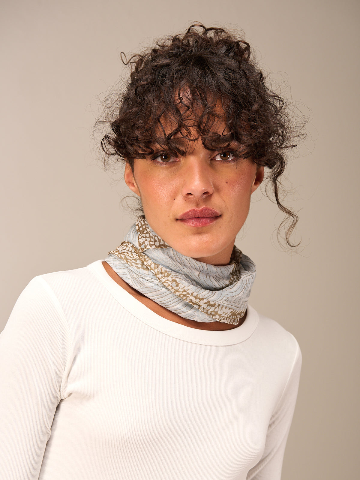foulard imprimé