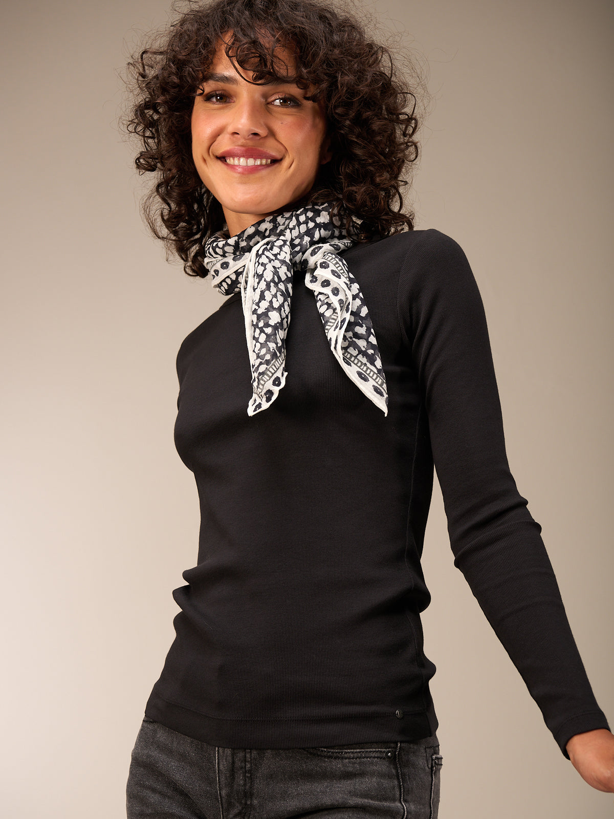 foulard imprimé