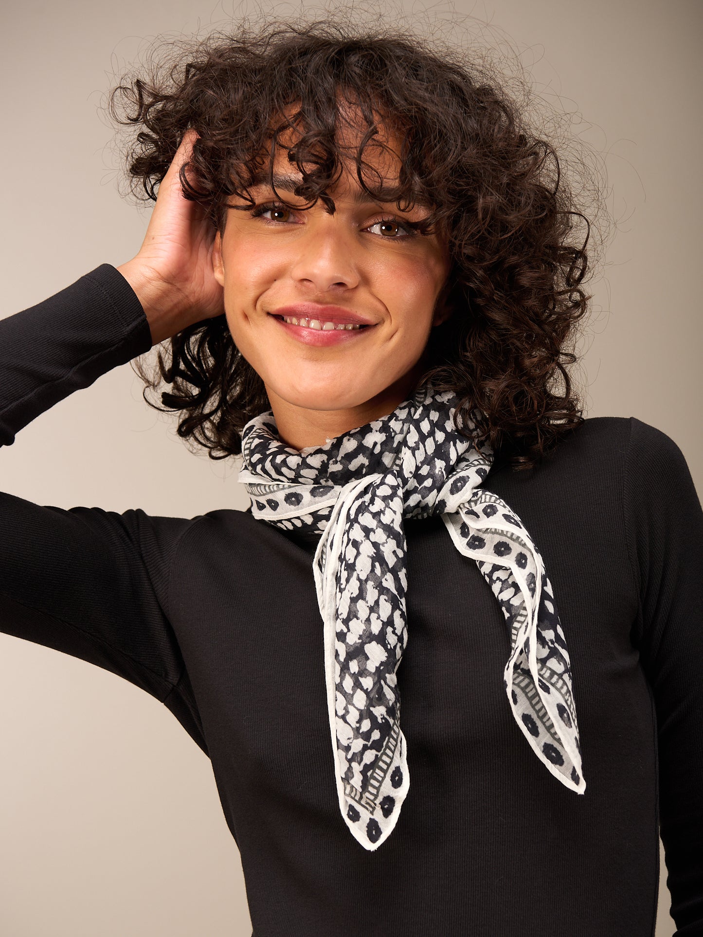 foulard imprimé