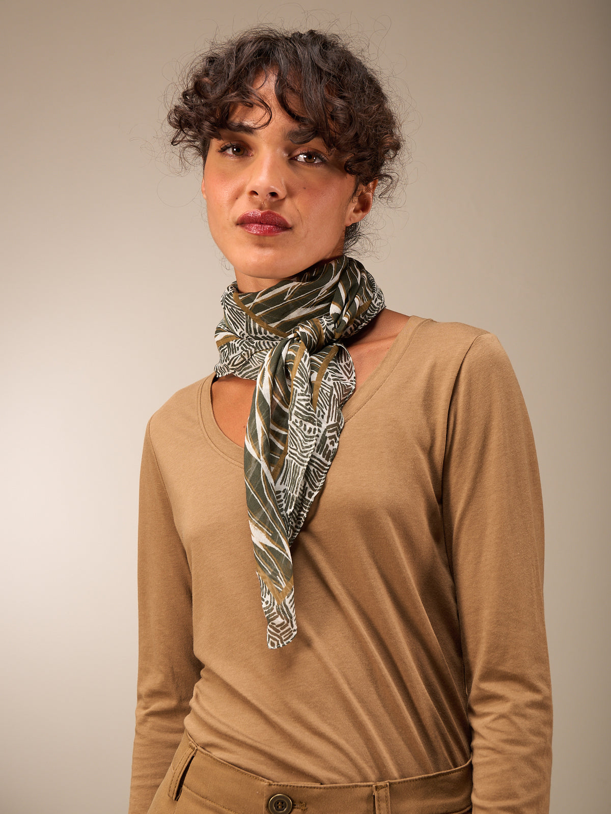 foulard imprimé