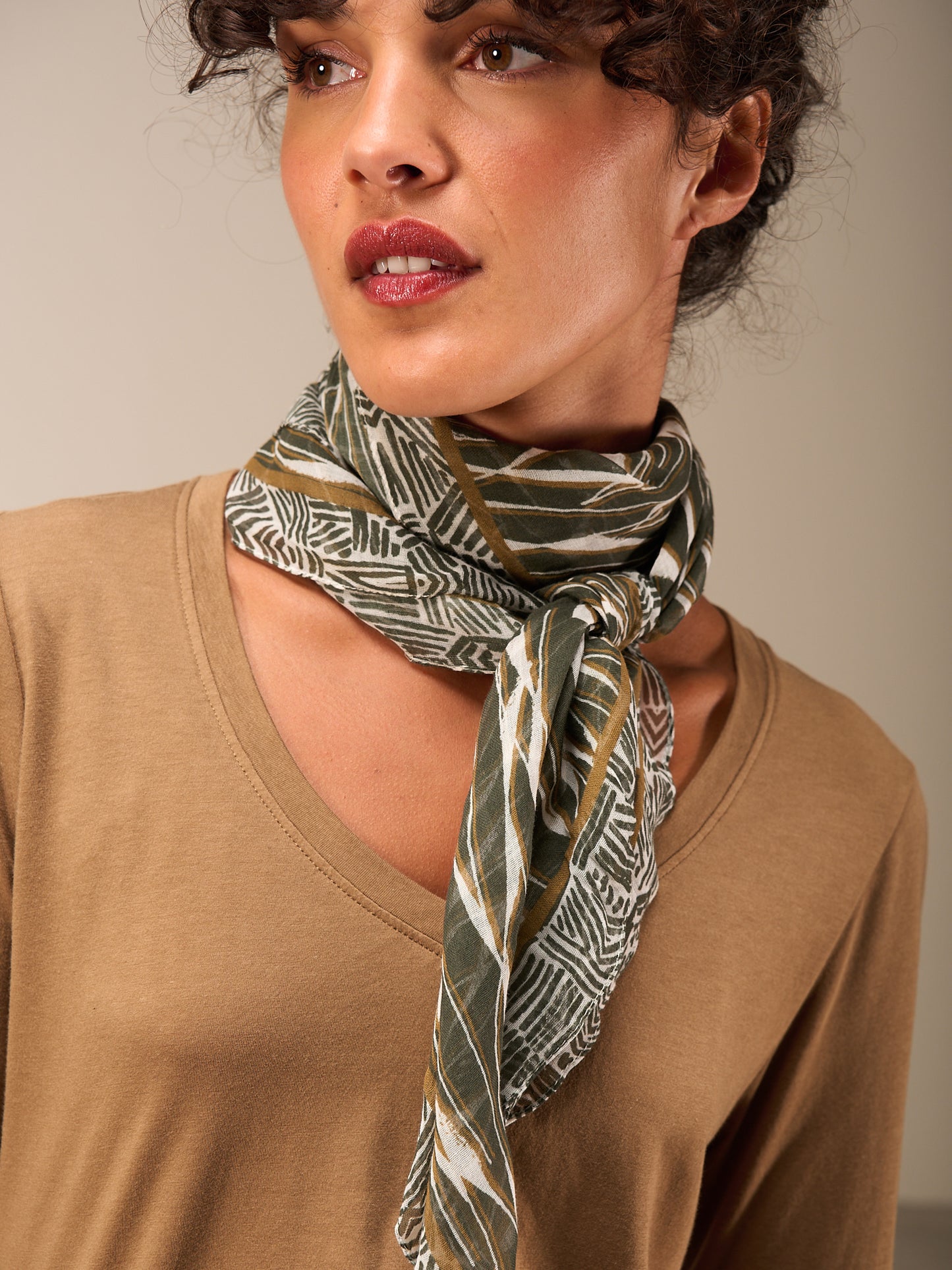 foulard imprimé