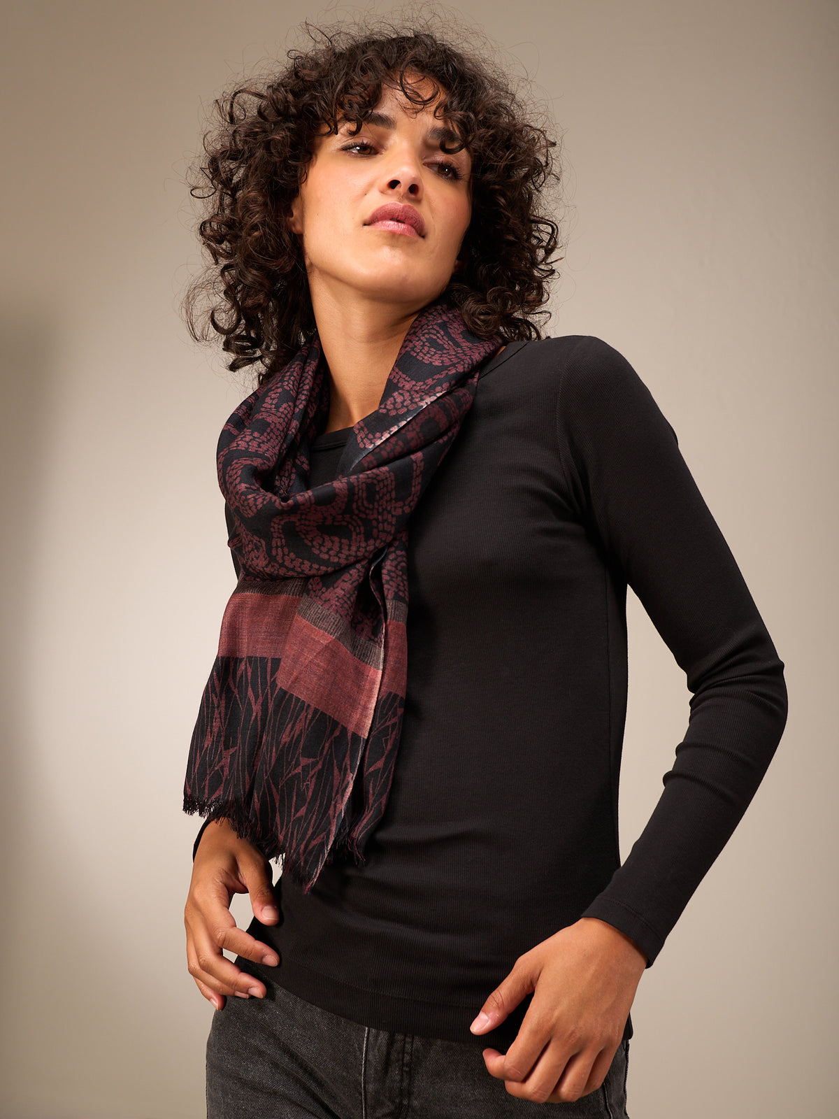 Wool scarf