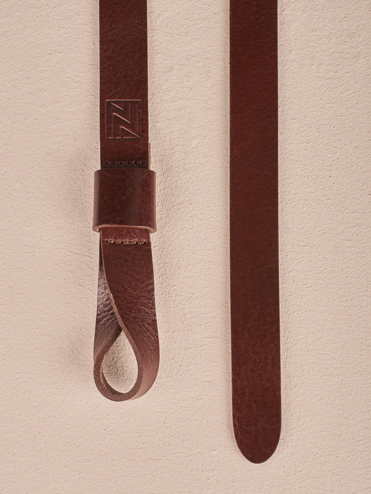 Cintura in pelle liscia