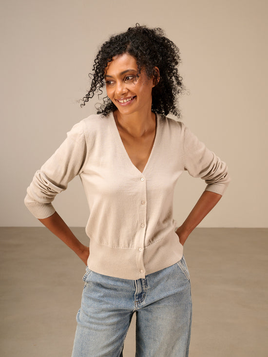 Merinostrickjacke