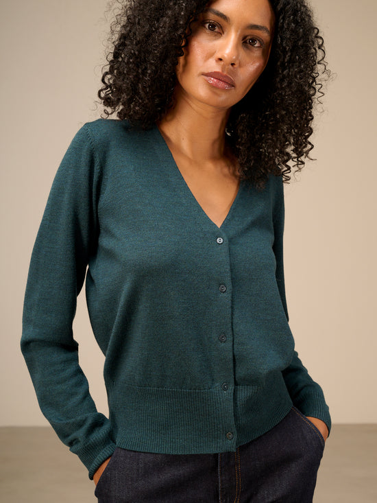 Merinostrickjacke