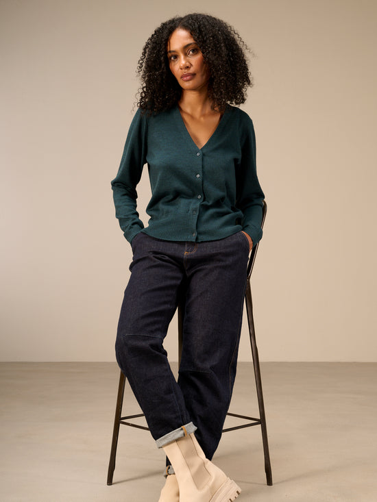 Merinostrickjacke