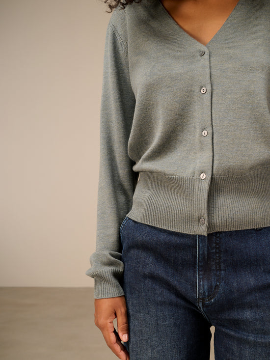 Merinostrickjacke