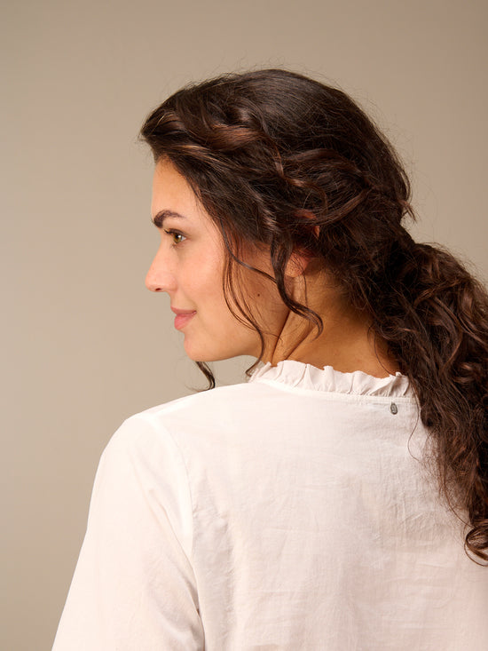 V-neck blouse