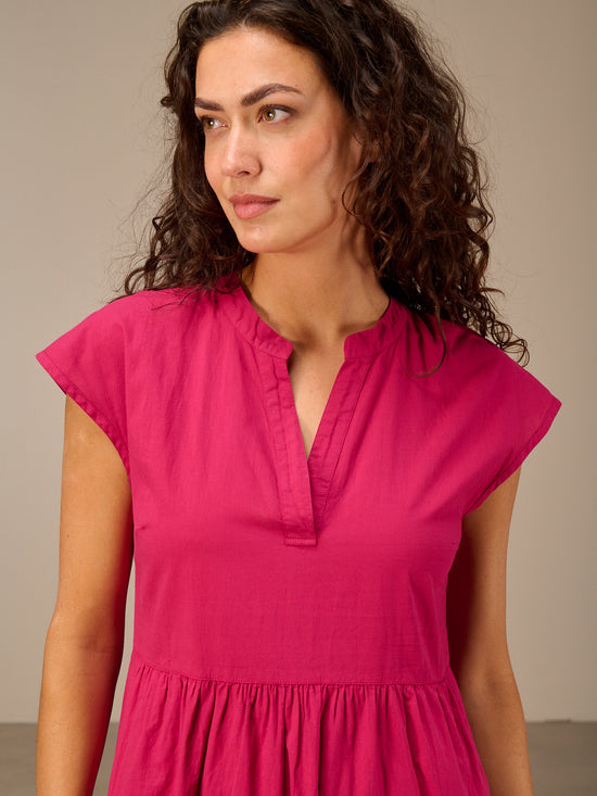 V-neck dress