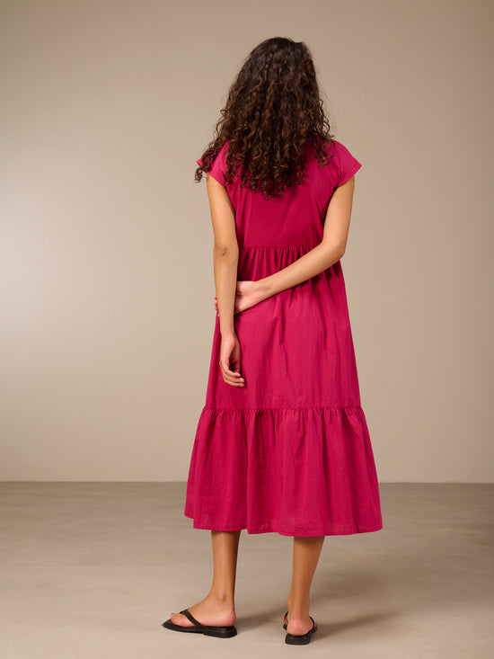 V-neck dress