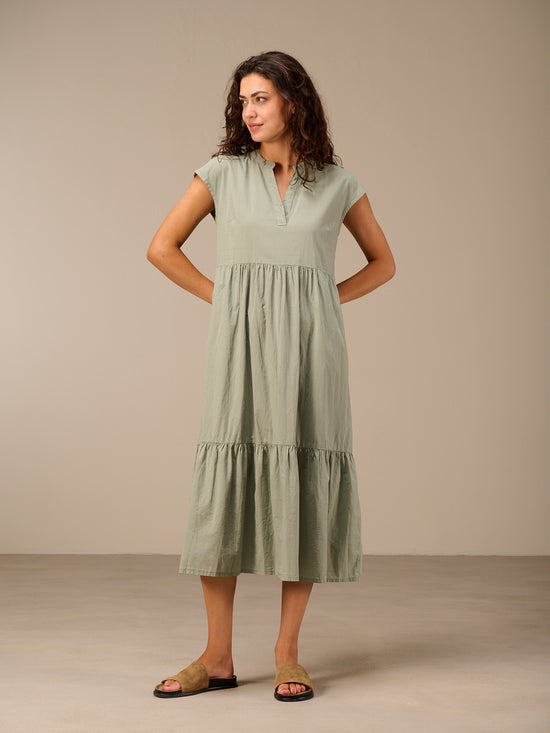 V-neck dress