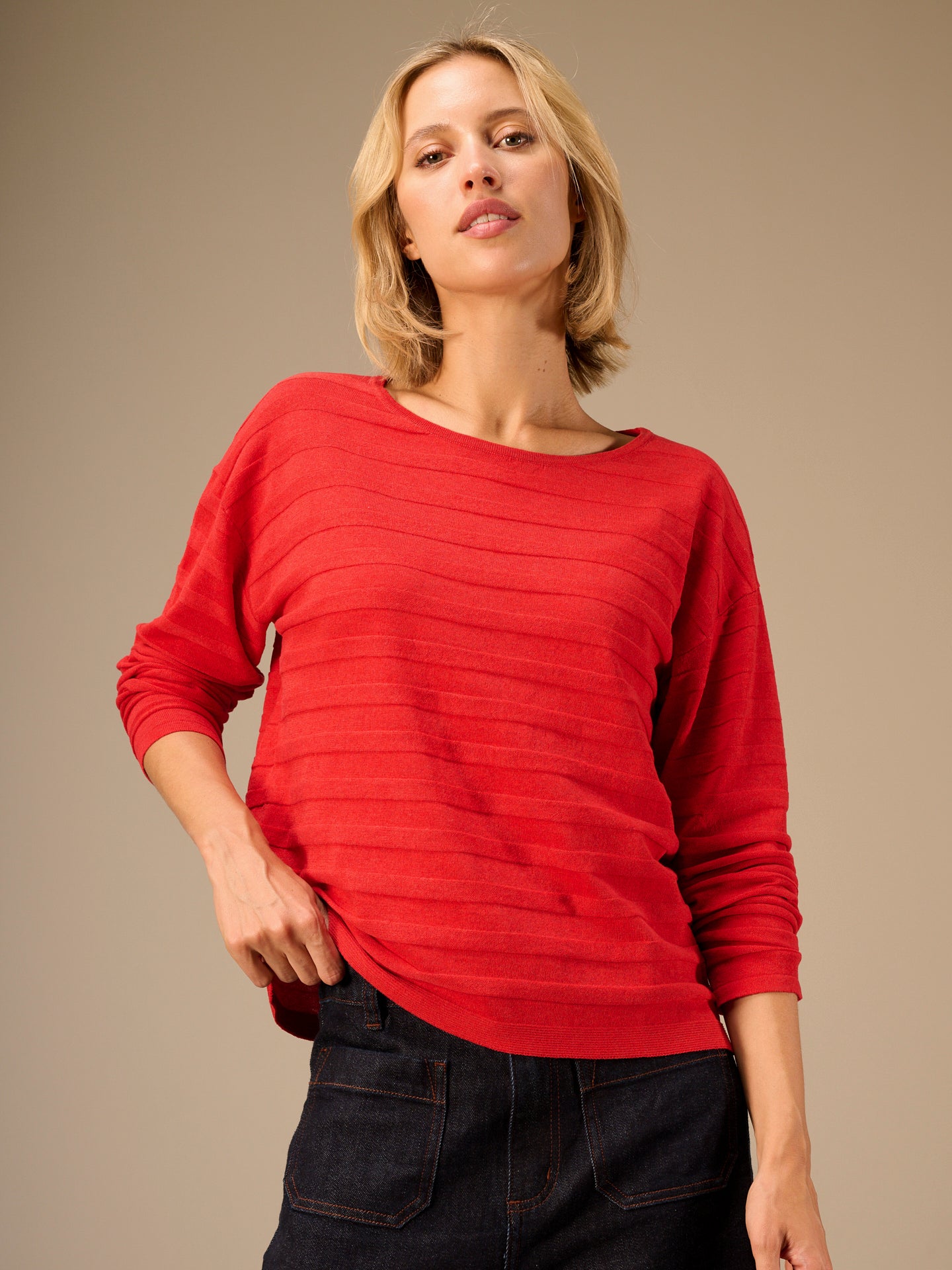 Maglione in maglia fine