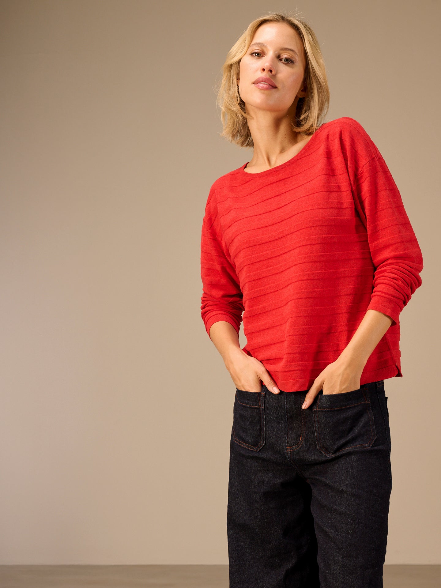 Maglione in maglia fine