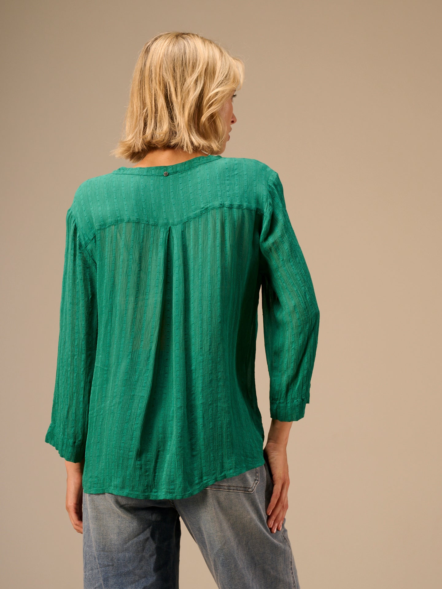 Bluse mit V-Ausschnitt