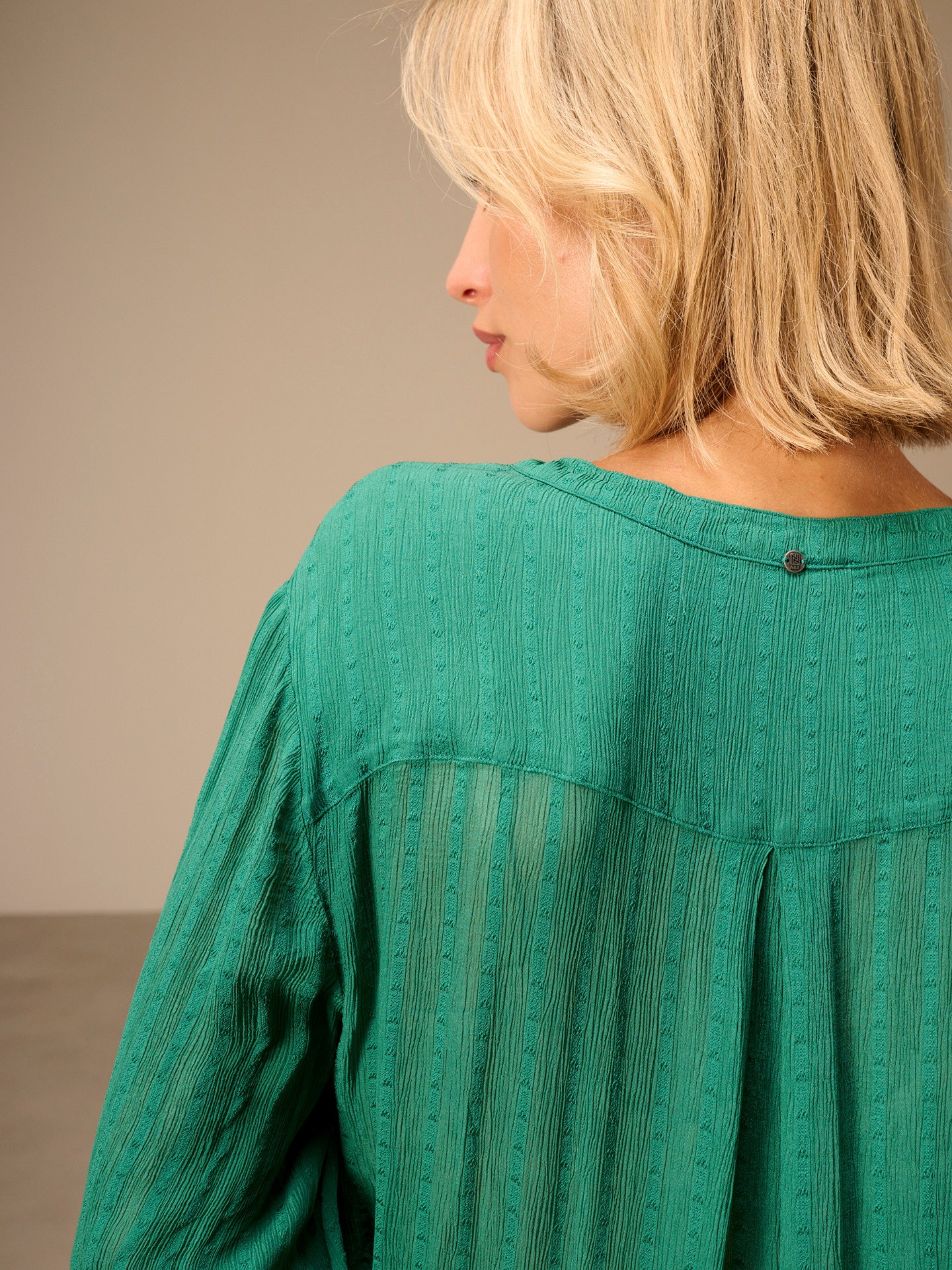 Bluse mit V-Ausschnitt