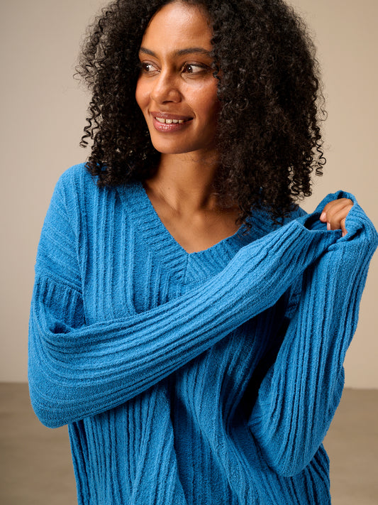 Pullover mit V-Ausschnitt