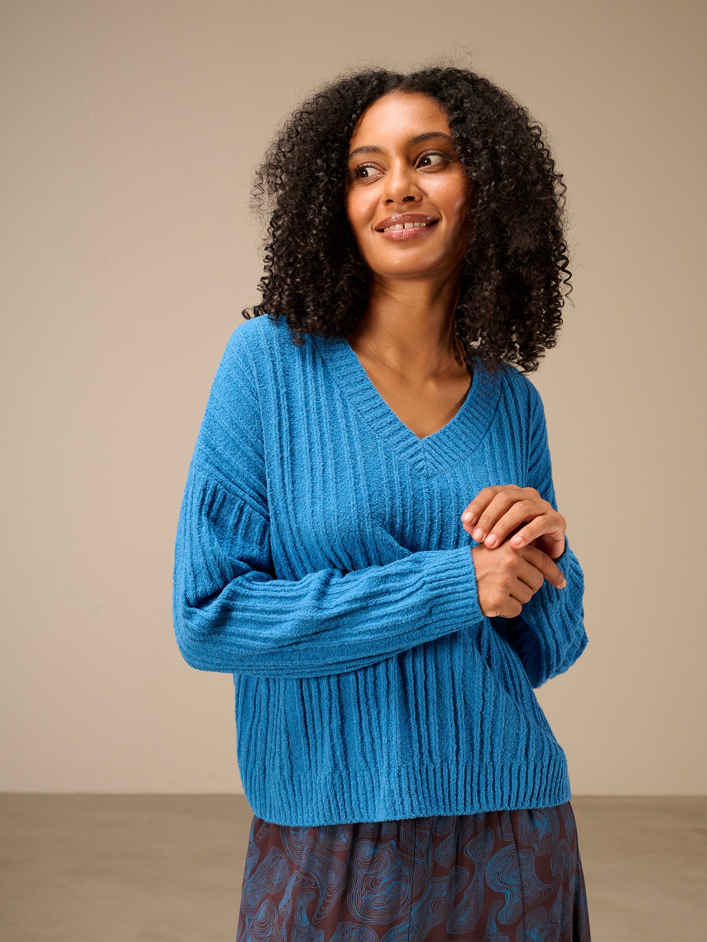 Pullover mit V-Ausschnitt