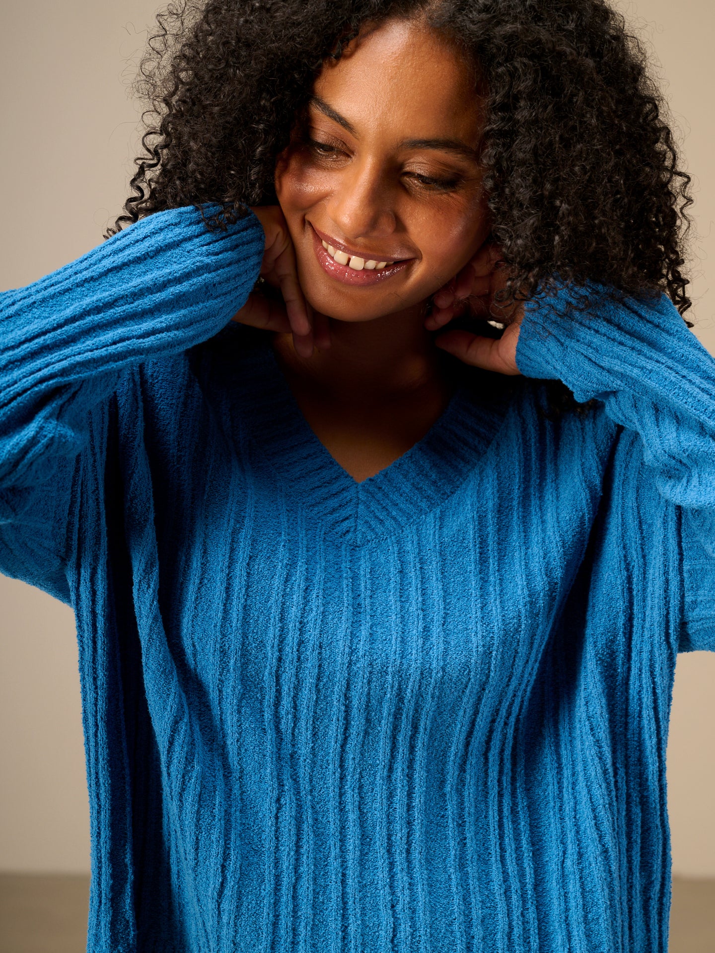 Pullover mit V-Ausschnitt