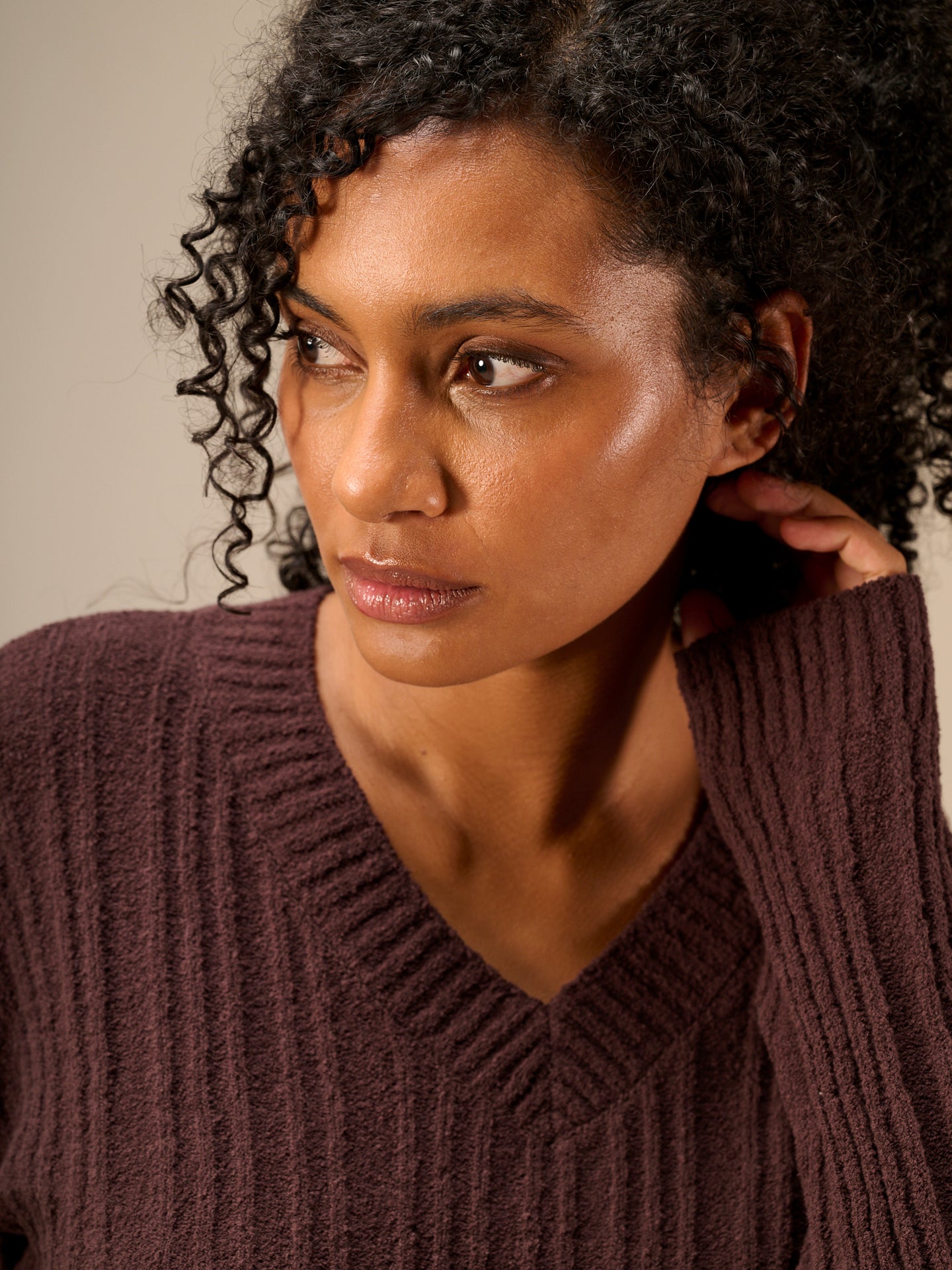 Pullover mit V-Ausschnitt