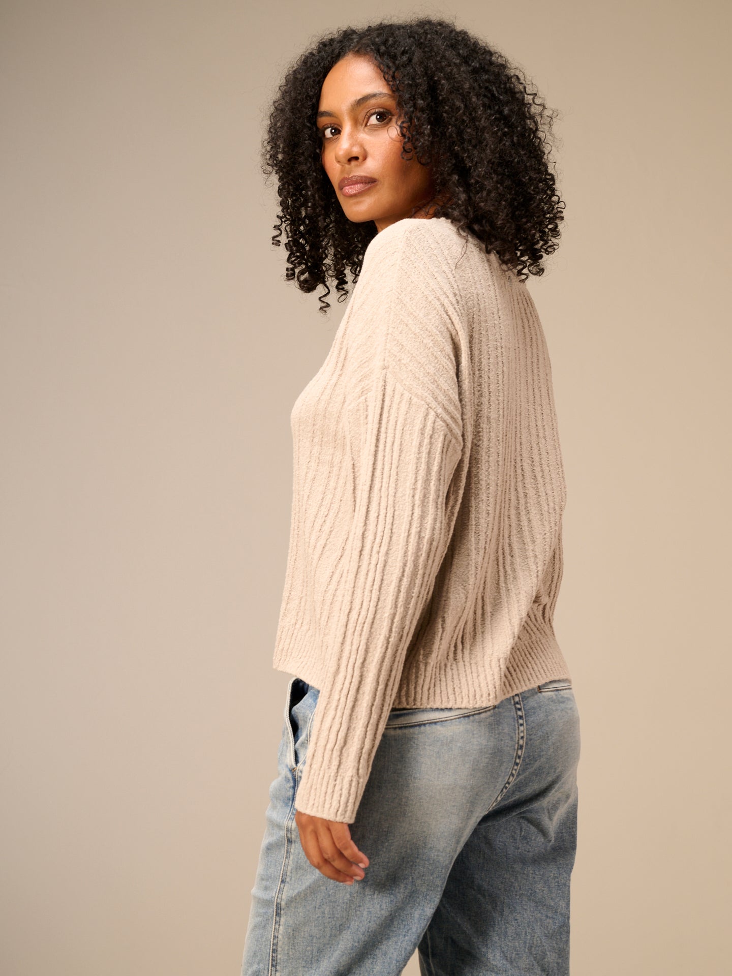 Pullover mit V-Ausschnitt