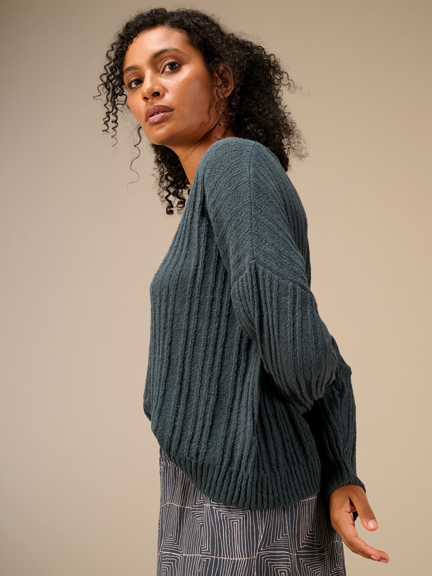 Pullover mit V-Ausschnitt