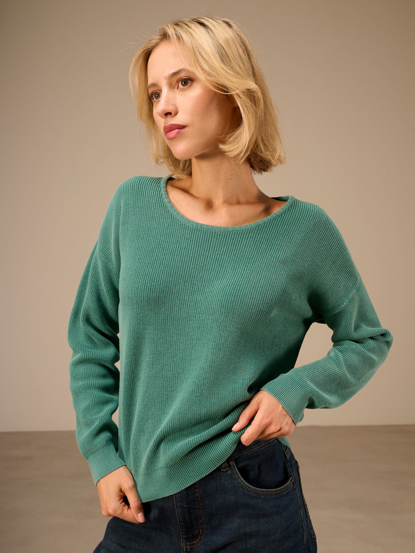 Round-neck sweater