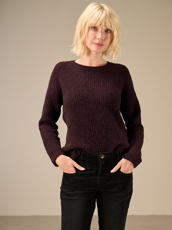 Strickpullover mit Wolle