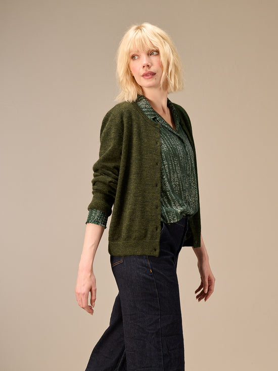 Button-up cardigan