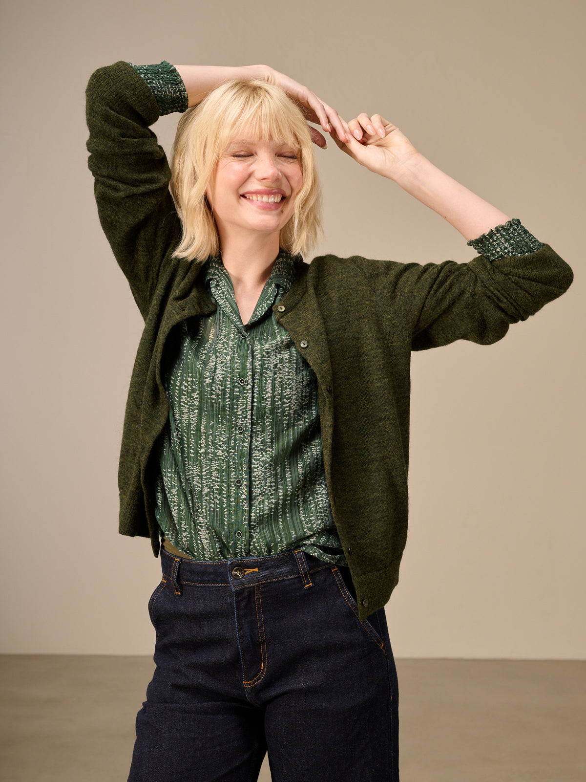 Button-up cardigan