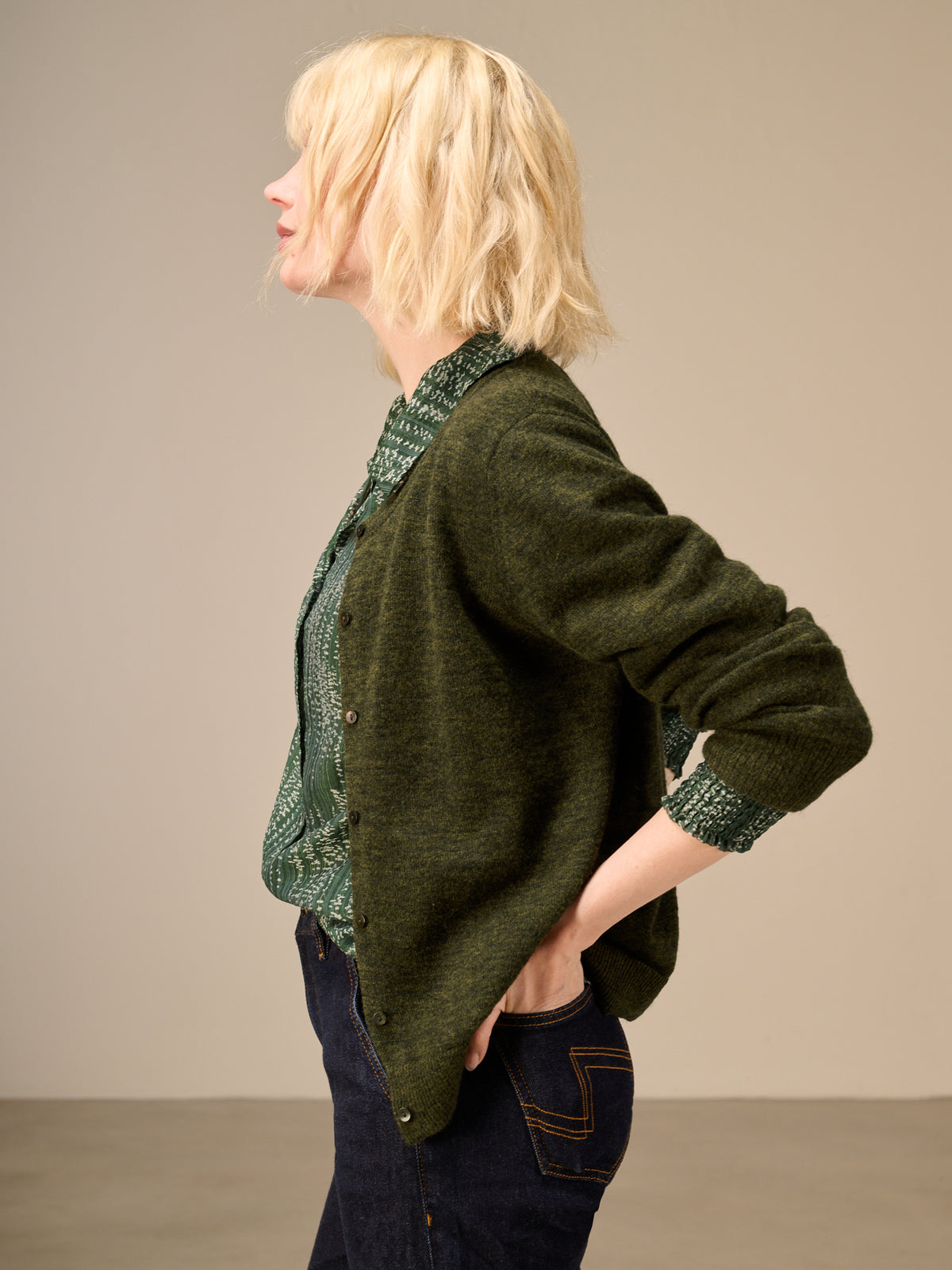 Button-up cardigan
