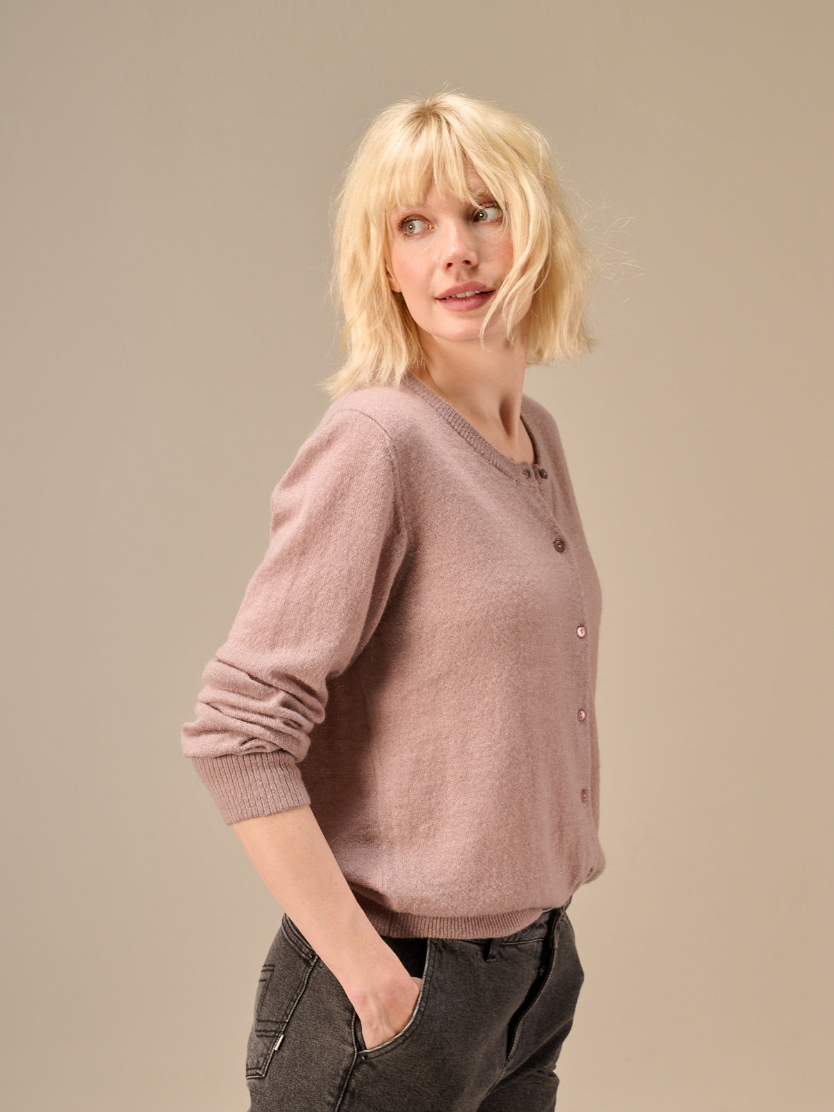 Button-up cardigan
