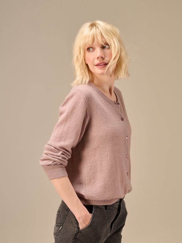 Strickjacke mit Knopfverschluss