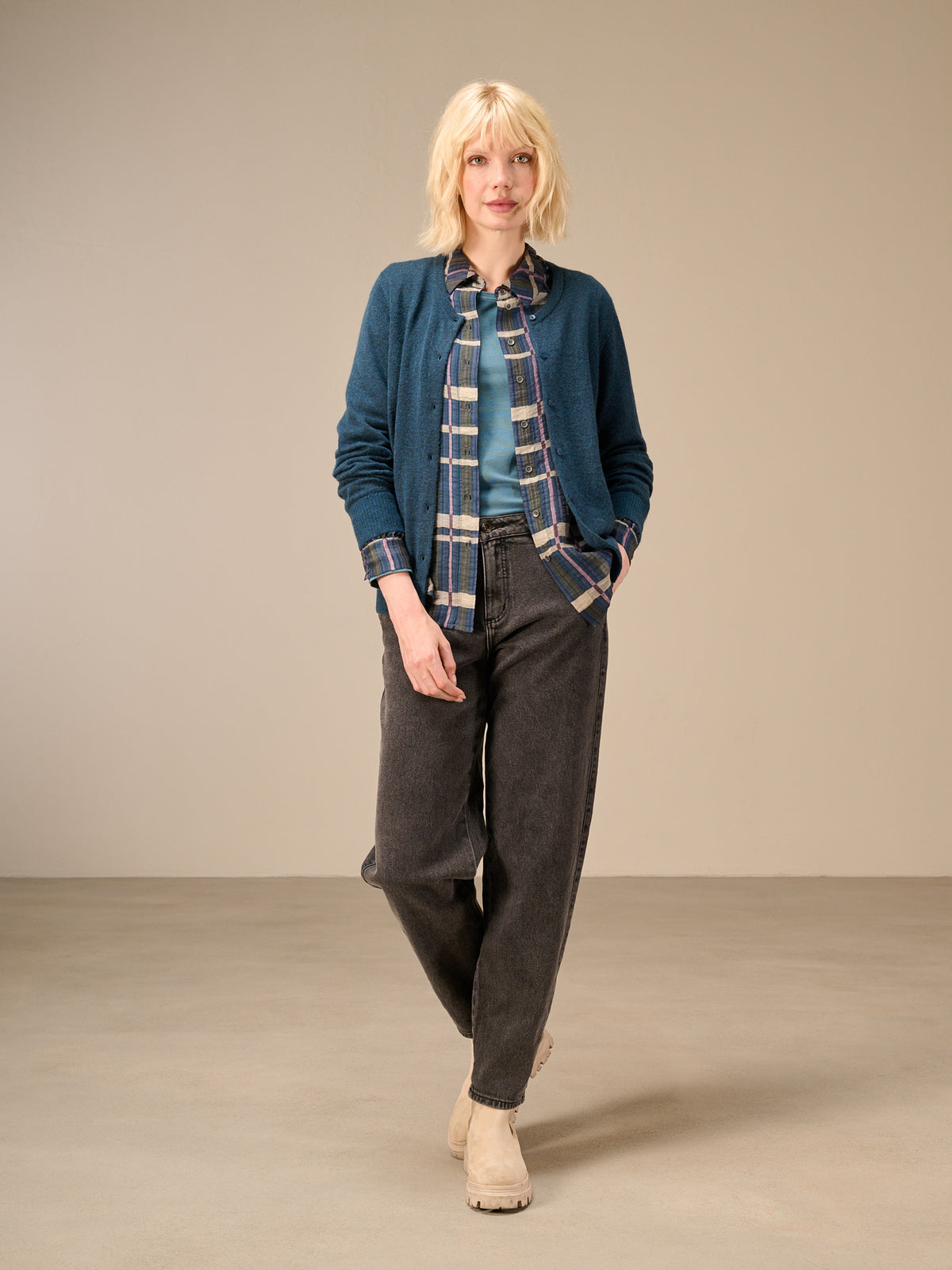 Button-up cardigan