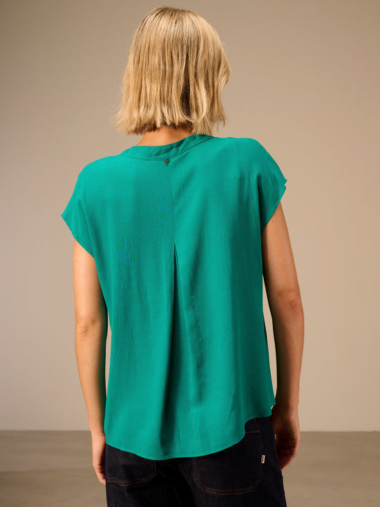Bluse einfarbig