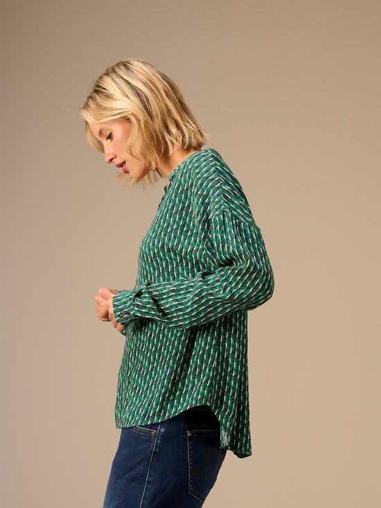 Blusa con maniche a 3/4